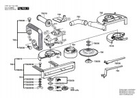 Bosch 0 601 351 103 Gws 19-180 Angle Grinder 230 V / Eu Spare Parts